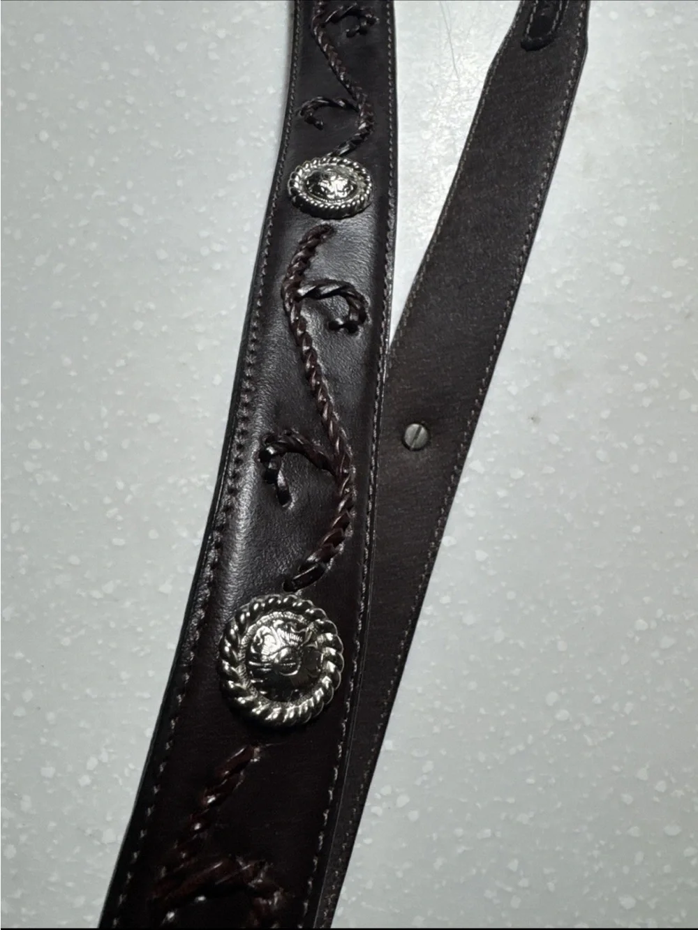 Wrangler Genuine Leather, Vintage, western belt women Size Small New With Tags